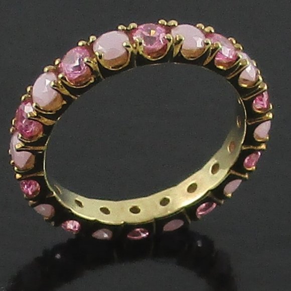 2.1ct Absolute Pink Opaque Band Ring - Picture 3 of 6